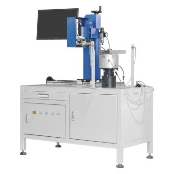 Flange dot matrix horizontal rotary marking machine